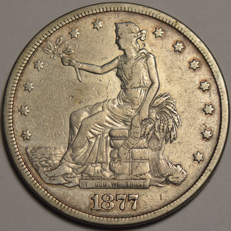 1877 Trade Dollar . . . . Very Fine