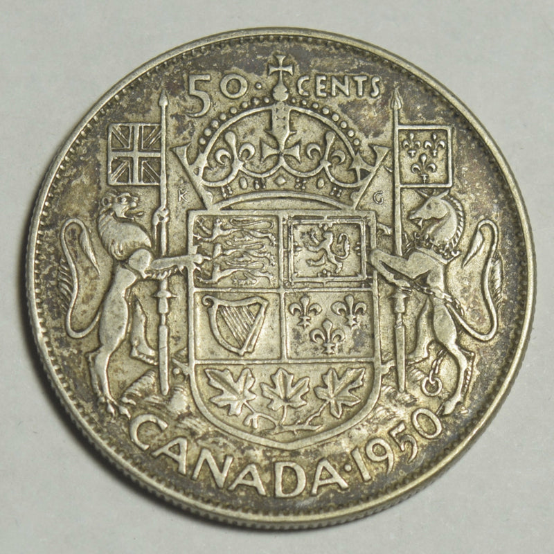 1950 Canadian Half . . . . XF/AU