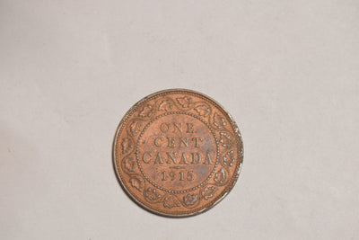 1915 Canadian Cent Choice About Uncirculated