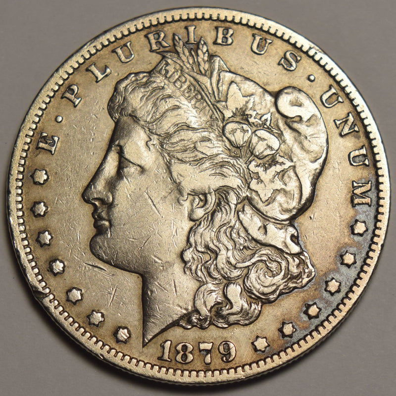1879-CC clear CC Morgan Dollar . . . . VF/XF