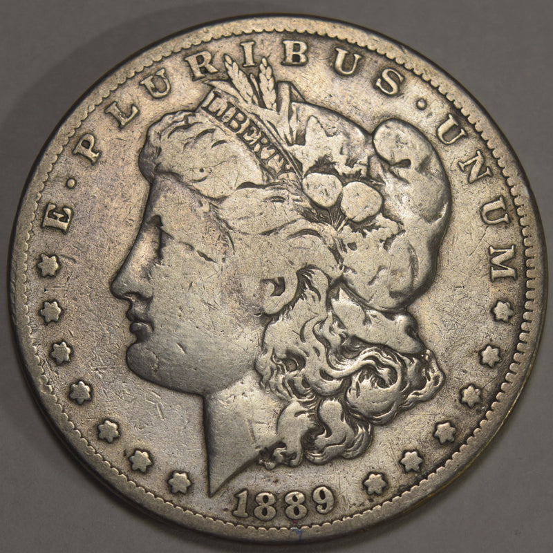 1889-CC Morgan Dollar . . . . Fine/VF