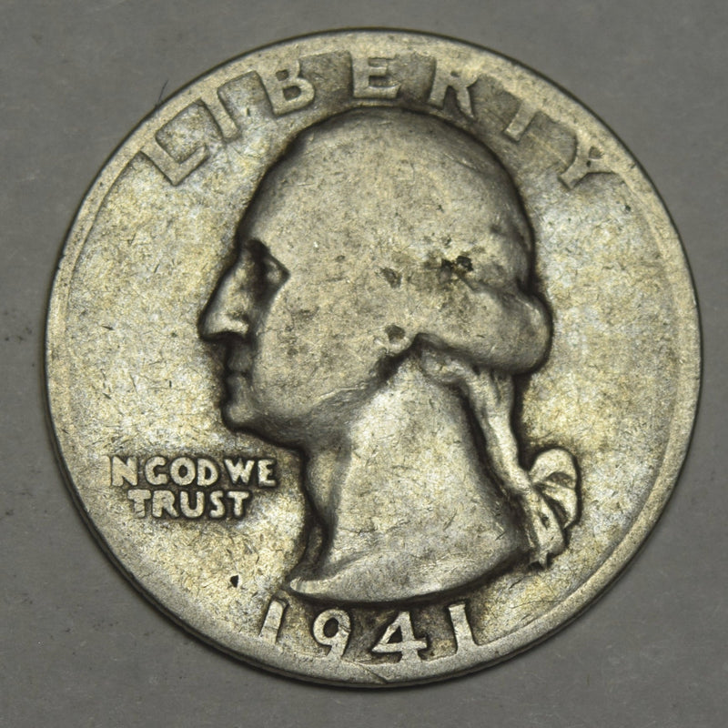1941 Washington Quarter Very Good