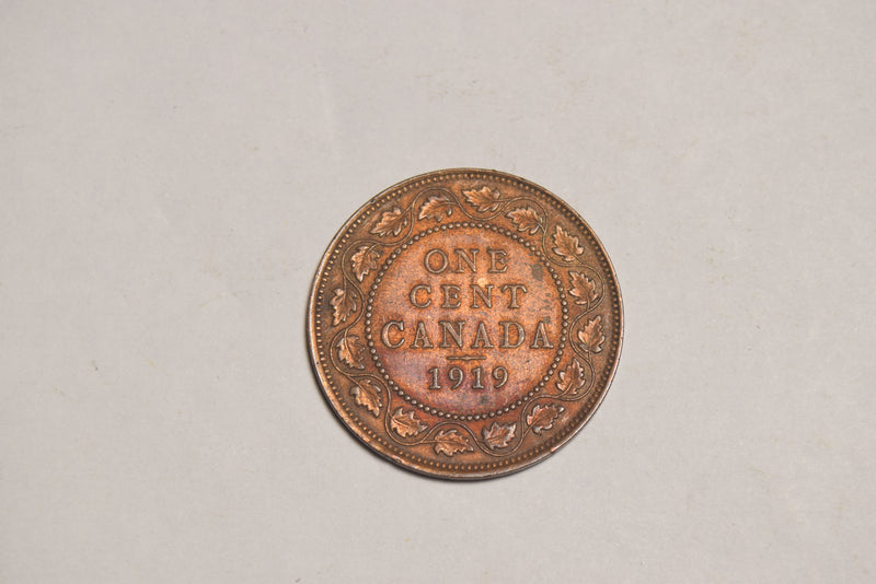 1919 Canadian Cent . . . . Select Uncirculated Brown