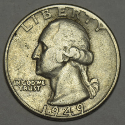 1949 Washington Quarter Very Good