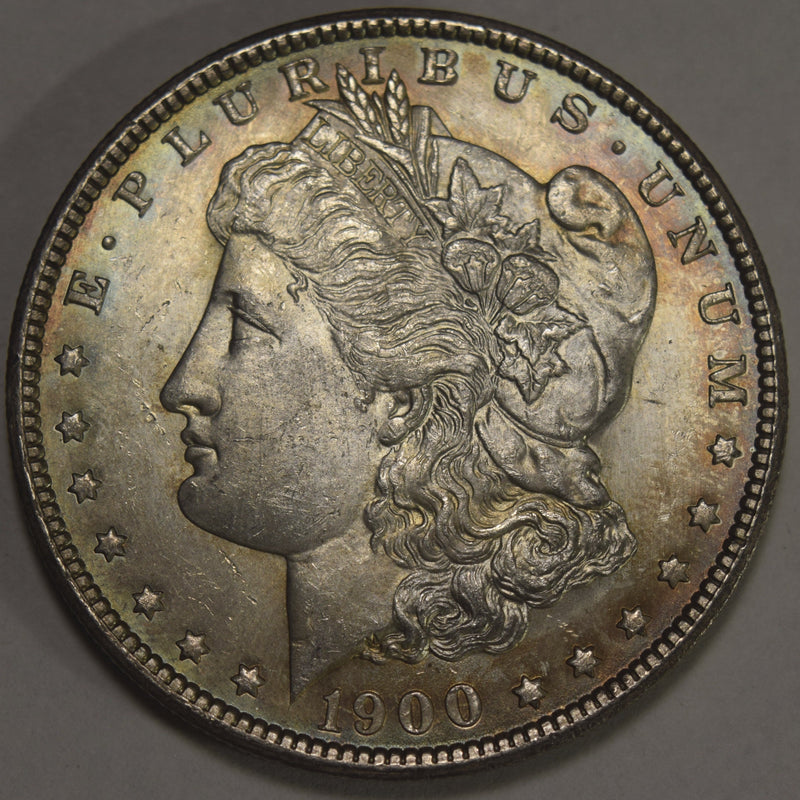 1900 Morgan Dollar Choice BU Toned