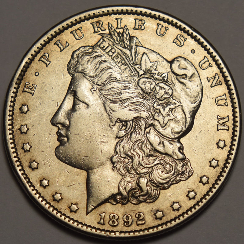 1892-CC Morgan Dollar . . . . XF/AU