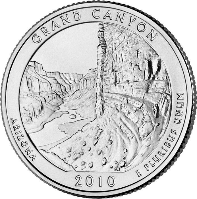 2010-D Grand Canyon National Park, AZ Quarter  Choice BU