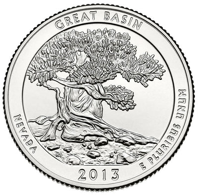 2013 Great Basin National Park, NV Quarter  Choice BU