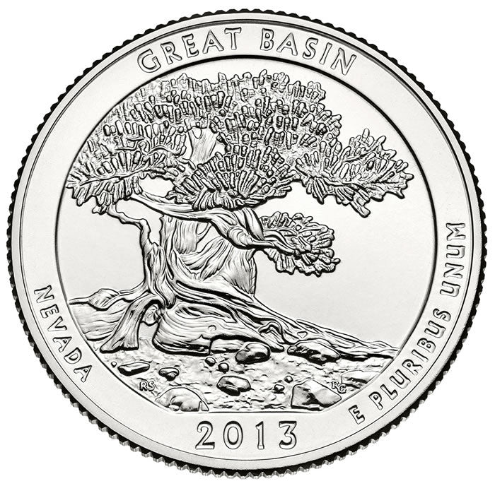 2013 Great Basin National Park, NV Quarter  Choice BU