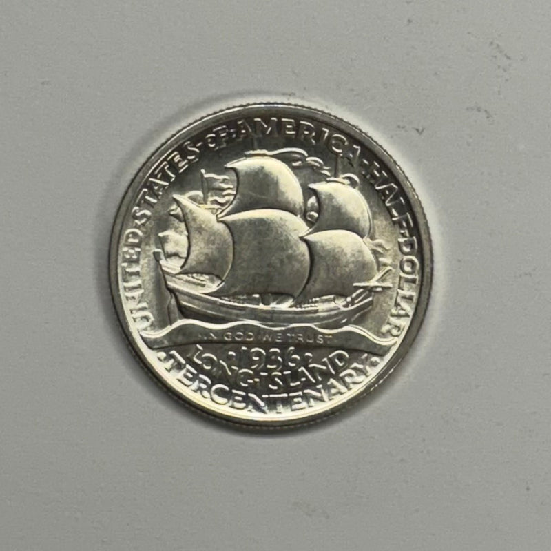 Long Island Half 1936 . . . . Gem Brilliant Uncirculated