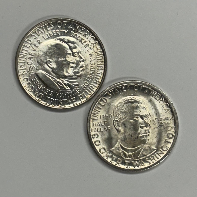 Booker T Washington & Washington-Carver Pair . . . . Gem BU