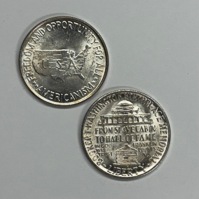 Booker T Washington & Washington-Carver Pair . . . . Gem BU