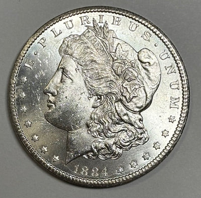 1884-CC Morgan Dollar Gem Brilliant Uncirculated
