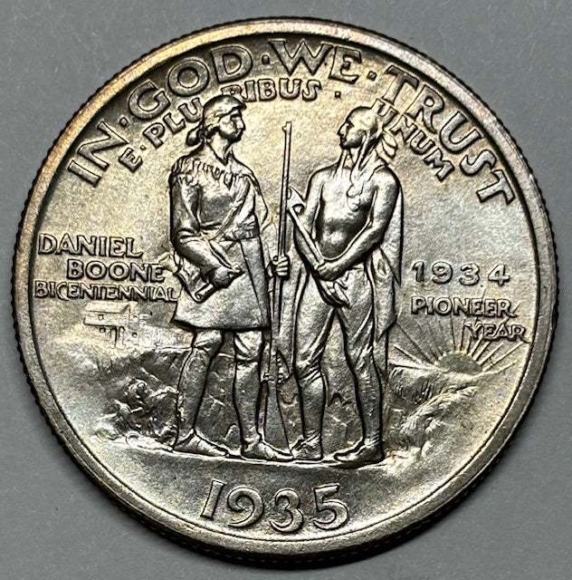 Boone Half 1935/1934 Superb Brilliant Uncirculated