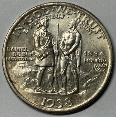 Boone Half 1938-S Gem Brilliant Uncirculated
