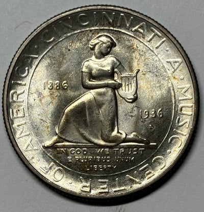 Cincinnati Half 1936-D Gem BU+