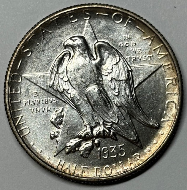 Texas Half 1935-S Superb Brilliant Uncirculated