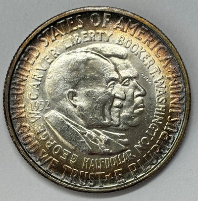 Washington-Carver Half 1952 Gem BU Color!