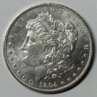 1904-O Morgan Dollar Choice BU+ Prooflike