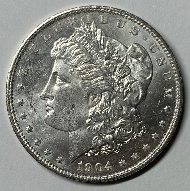 1904-O Morgan Dollar Choice BU+ Prooflike