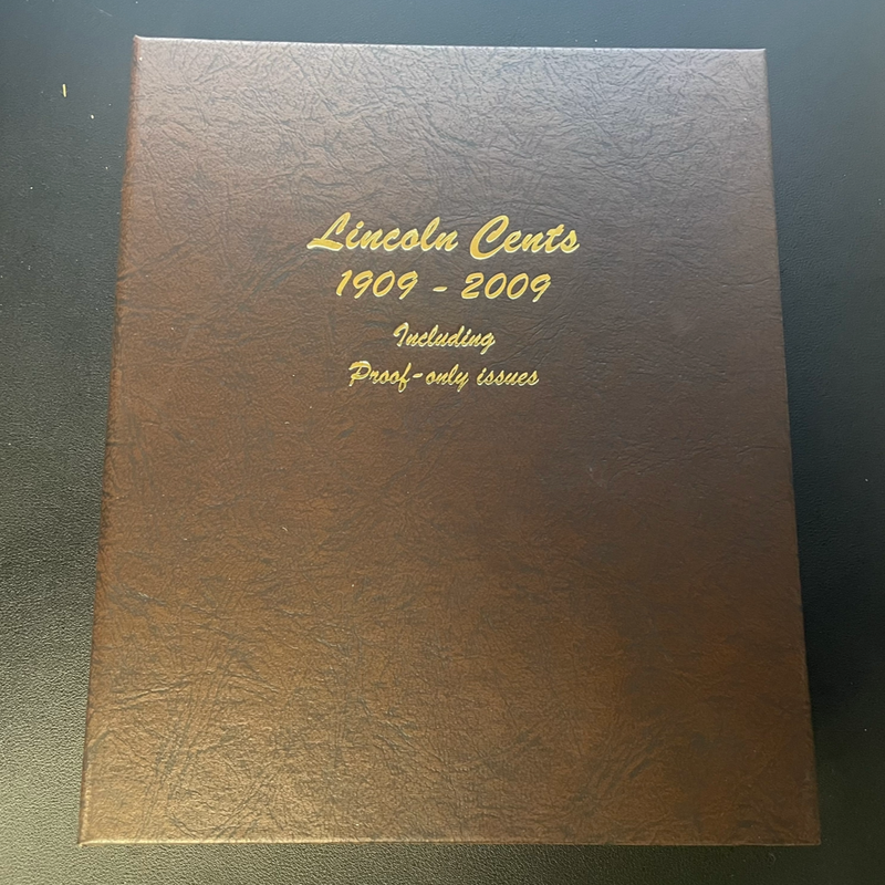 Lincoln Cent Dansco Album . . . . (1909 to 2009 with proof)
