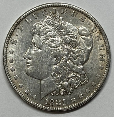 1881 Morgan Dollar XF/AU