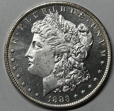 1883-O Morgan Dollar Choice BU+ DMPL
