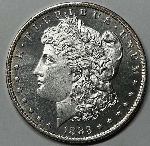 1883-O Morgan Dollar Choice BU+ DMPL