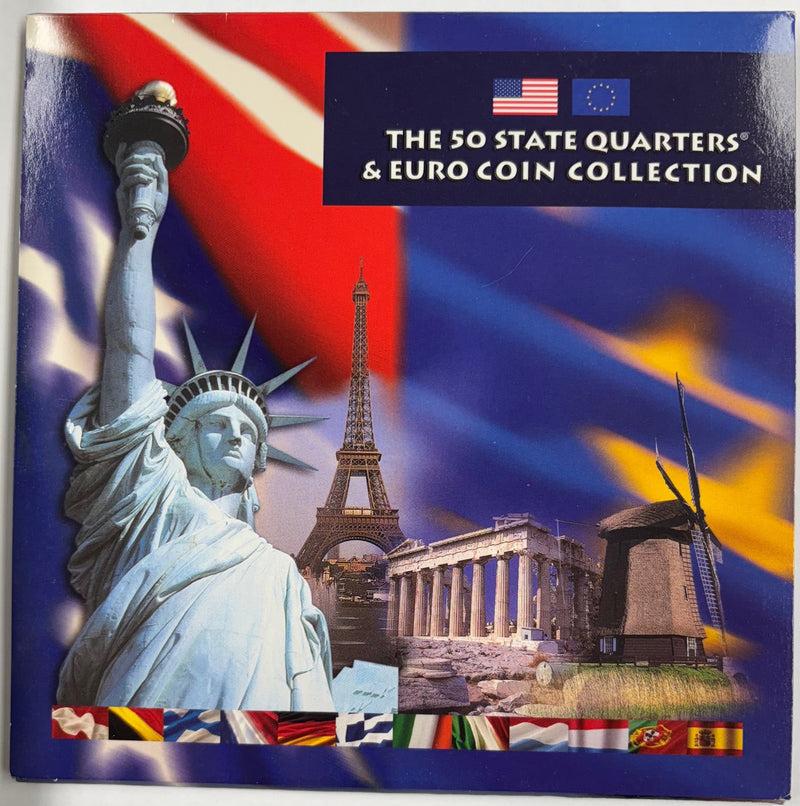 2002 The 50 State Quarters & Euro Coin Collection . . . . Gem Proof