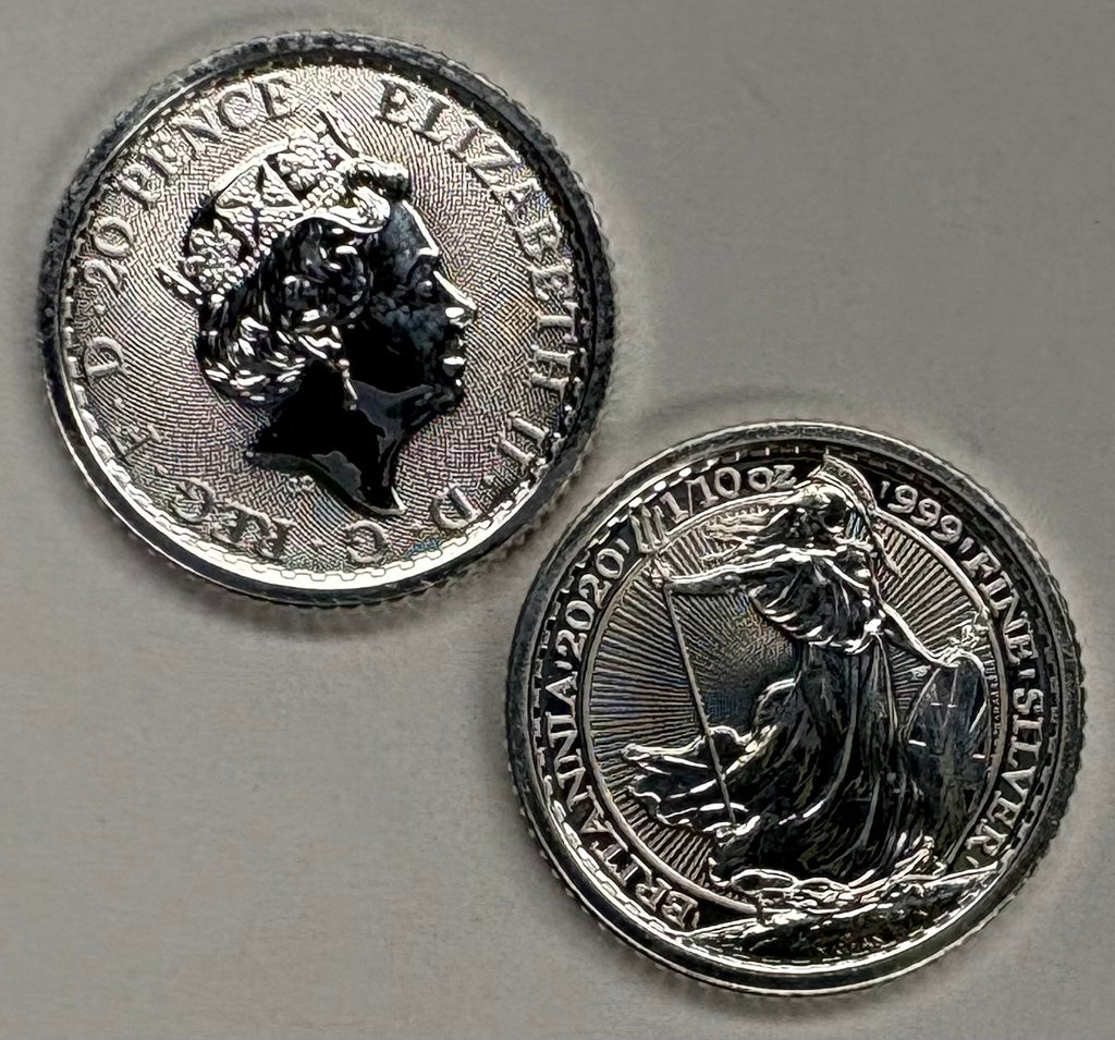 2020 Britannia . . . . Gem BU 1/10 oz Silver – Mount Vernon Coin