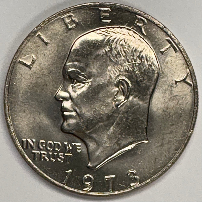 1973 Eisenhower Dollar Brilliant Uncirculated – Mount Vernon Coin