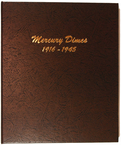 Mercury Dime Dansco Album (1916 to 1945)