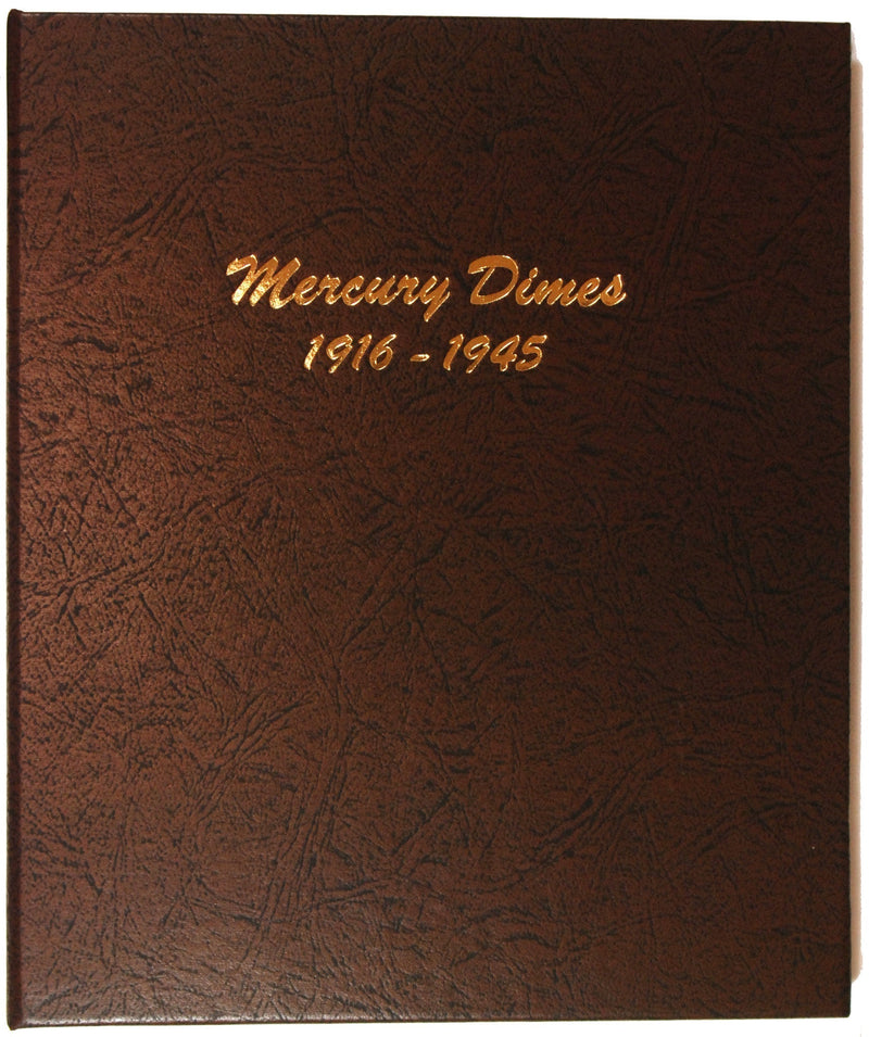 Mercury Dime Dansco Album (1916 to 1945)
