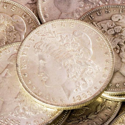 3 Different Dates Morgan Silver Dollars Very Good or better 1904 or earlier