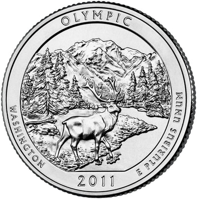 2011 Olympic National Park, WA Quarter  Choice BU