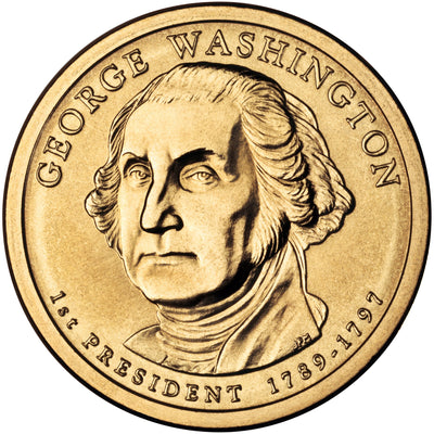 2007 Washington Presidential Dollar Choice Brilliant Uncirculated