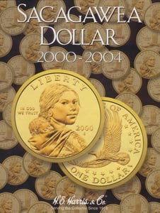 Sacagawea Dollar Harris Coin Folder (2000 to 2004)