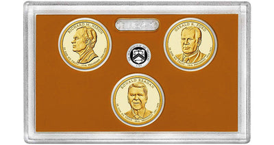 2016-S Presidential Dollar 3-coin Proof Set Superb Brilliant Proof