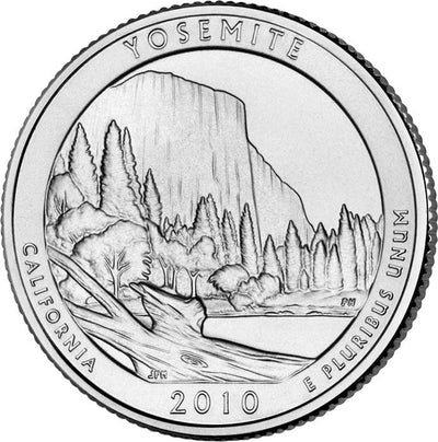 2010 Yosemite National Park, CA Quarter  Choice BU