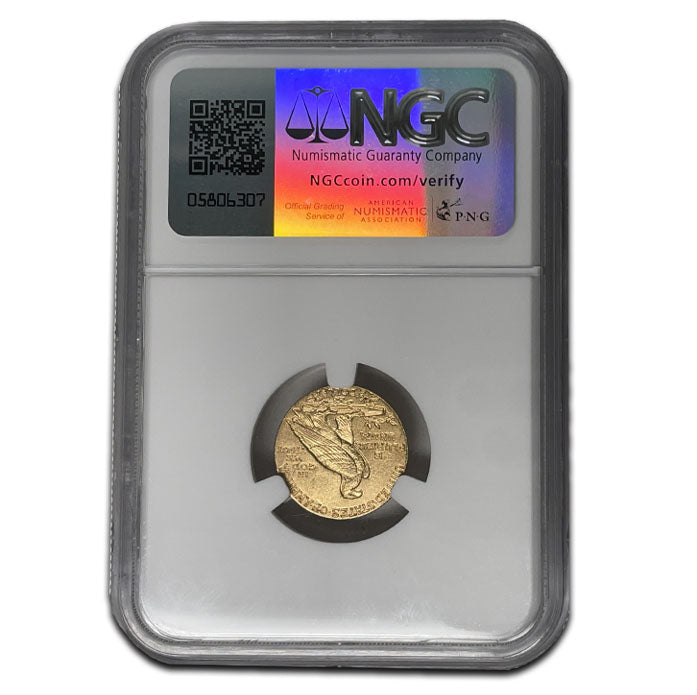 1911-D $2.50 Indian Gold . . . . NGC AU-58 Strong