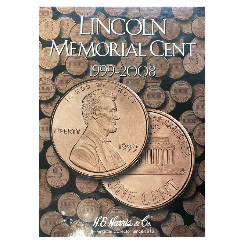 Lincoln Memorial Cent Harris Coin Folder . . . . (1999 to 2008)