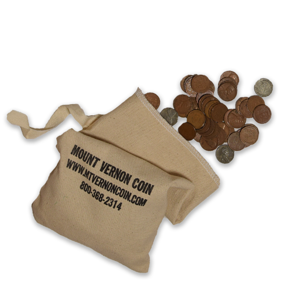 1000 Coin Bag of Wheat Cents Average Circulated to XF