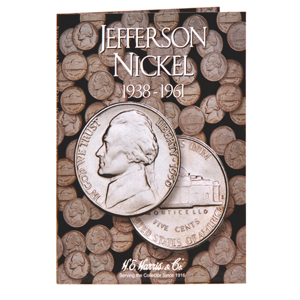 Jefferson Nickel Harris Coin Folder (1938 to 1961)