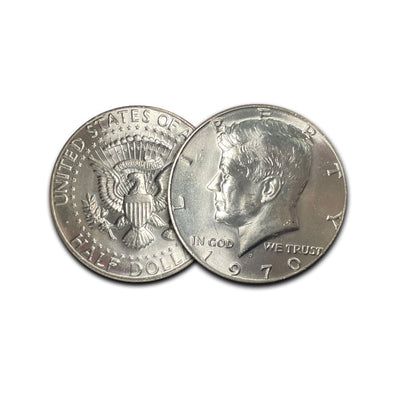 3x 1970-D Kennedy Half Choice Brilliant Uncirculated