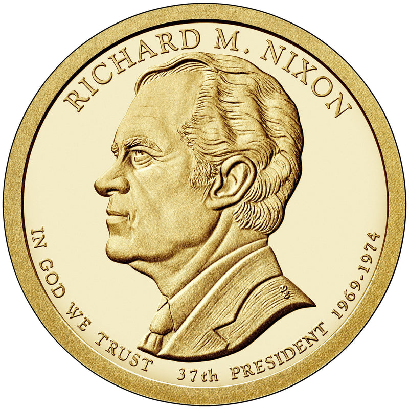 2016 Nixon Presidential Dollar Choice Brilliant Uncirculated