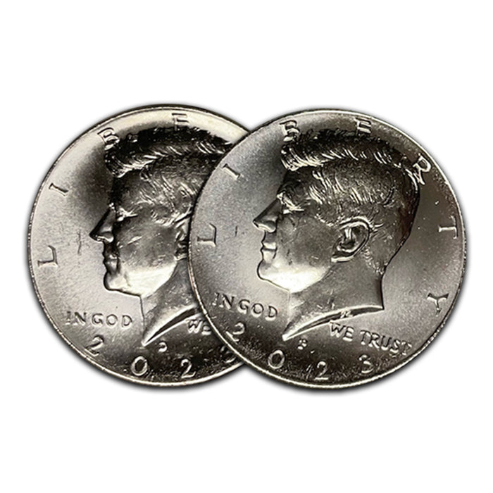 2023-P and D Kennedy Half Pair . . . . Choice Brilliant Uncirculated