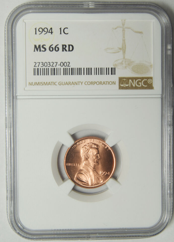 1994 Lincoln Cent . . . . NGC MS-66 RD