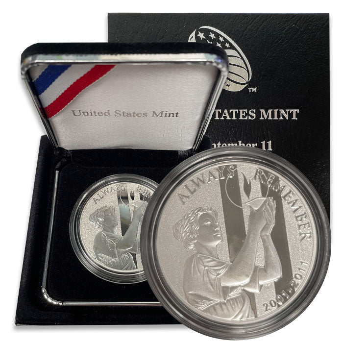 2011-P September 11th National 1 oz. Silver Medal . . . . Gem Brilliant Proof