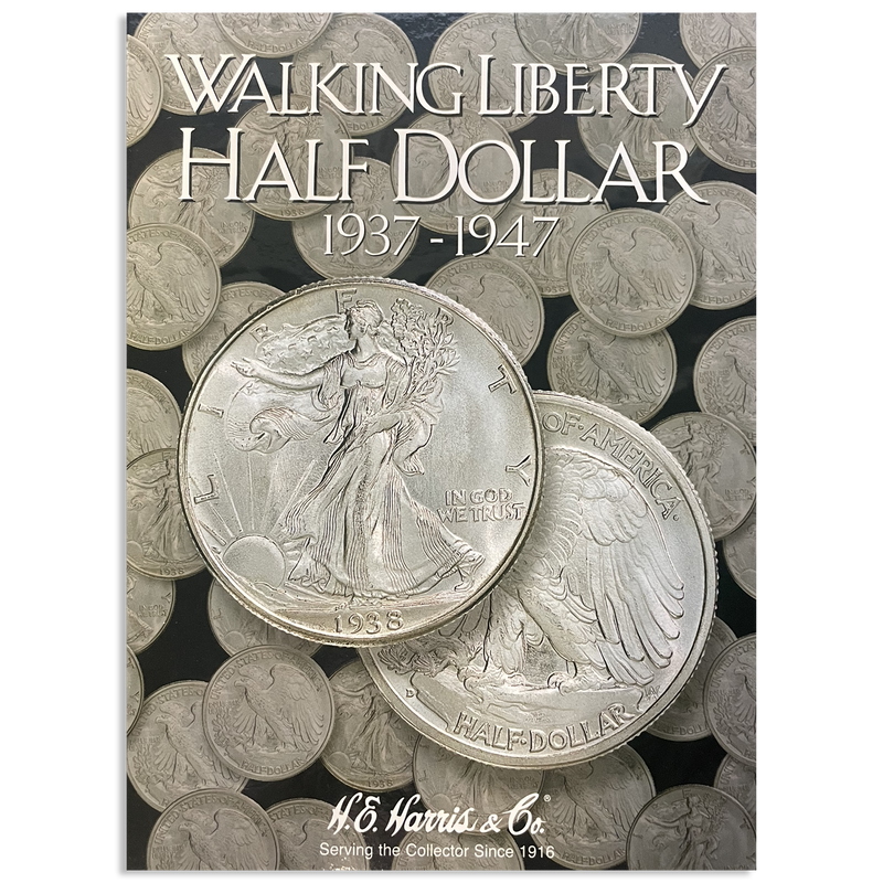 Walking Liberty Half Harris Coin Folder . . . . (1937 to 1947)