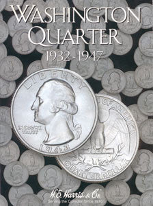 Washington Quarter Harris Coin Folder (1932 to 1947)